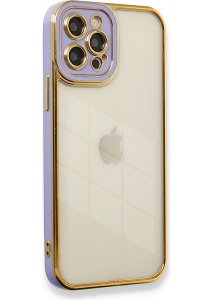iPhone 12 Pro Max Kılıf Lazer Lens Kamera Çerçeveli Kapak