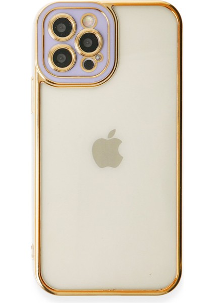 iPhone 12 Pro Max Kılıf Lazer Lens Kamera Çerçeveli Kapak