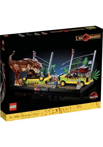 Jurassic World 76956 T-Rex Kaçışı (1212 Parça)