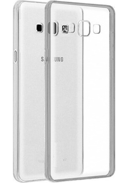E7 (E700) Color Curve Silikon Arka Kapak / Kılıf