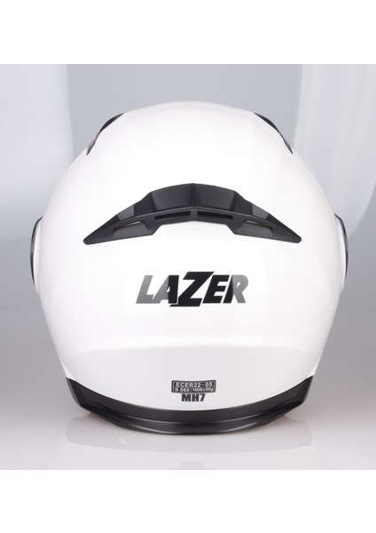 Golden Çene Açılır Kask Parlak Beyaz