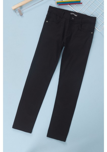 Erkek Çocuk Keten Okul Pantolonu 6-11 Yaş 14581