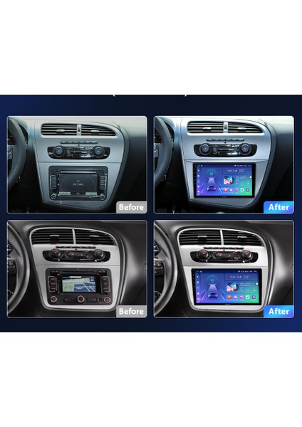 Seat Leon 2006-2012 Android Multimedya 9 Inc Hd IPS Ekran 2GB/32GB Kamera Hediyeli