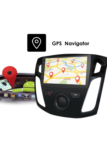Ford Focus 3-4 Multimedya 9 Inc Hd IPS Ekran 2GB/32GB Android 12 Sürüm Park Kamerası Hediyeli fiyatları