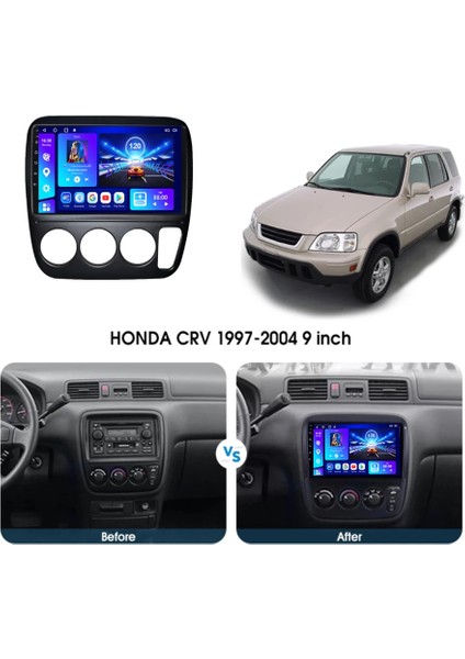Honda Cr-V 1995-2001 Android Multimedya 9 Inc Hd IPS Ekran 2GB/32GB Kamera Hediyeli