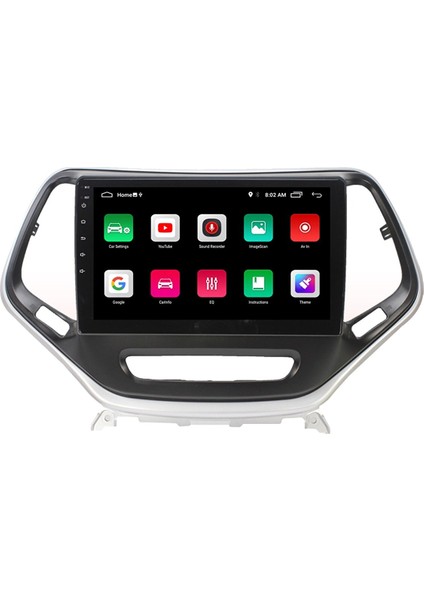 Jeep Cherokee 2014-2018 Android Multimedya 9 Inc Hd IPS Ekran 2GB/32GB Kamera Hediyeli