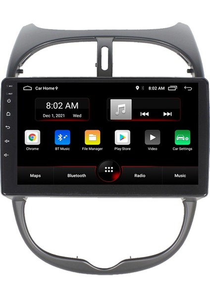 Peugeot 206 Android Multimedya 9 Inc Hd IPS Ekran 2GB/32GB Kamera Hediyeli modelleri
