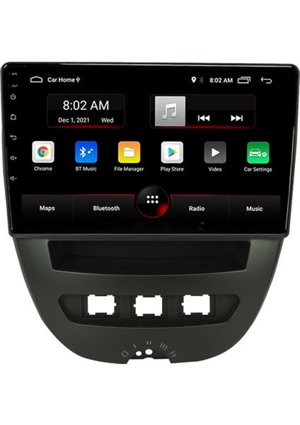 Peugeot 107 Citroen C1 Android Multimedya 10 Inc Hd IPS Ekran 2GB/32GB Kamera Hediyeli