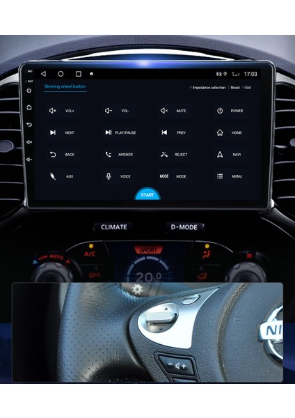 Nissan Juke 2010-2018 Android Multimedya 9 Inc Hd IPS Ekran 2gb Ram /32GB Kamera Hediyeli fiyatları