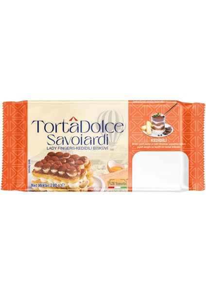 Tortâdolce Savoiardi Kedi Dili Bisküvi 200 gr