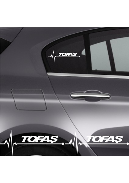 Tofaş Doğan Ritim Oto Araba Sticker Sağ Sol 1 Çift