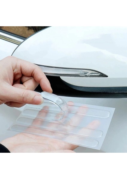Yan Ayna Koruyucu 4 Adet Elastik Silikon Koruma Bantı