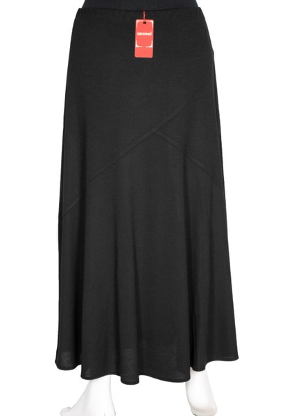 Kadın Firdevs Firuze Astarlı Çapraz Model Siyah Etek modelleri