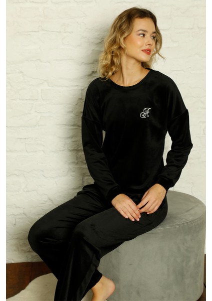 Luxury Velvet Collection Ipeksi Kadife Pijama Takımı fiyatları