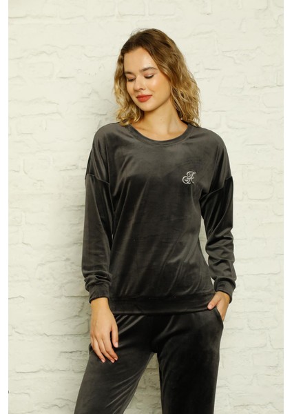 Luxury Velvet Collection Ipeksi Kadife Pijama Takımı fiyatları