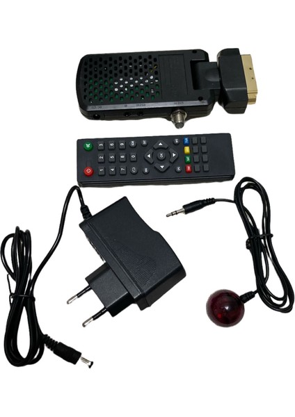 Scart Girişli Tüplü Tv Uyumlu Mini Uydu Alıcısı Hazır Yüklü