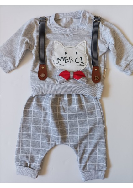 Bebek 2 Li Sweat Takım %100 Organik Pamuklu