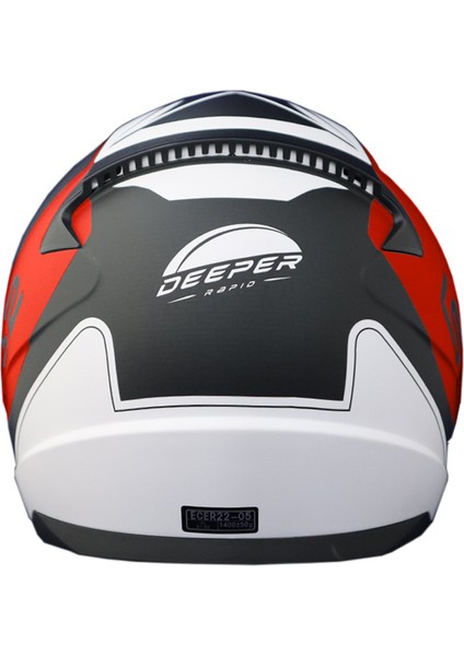 Rapıd Deeper Mat Kırmızı-Siyah Kask fiyatları
