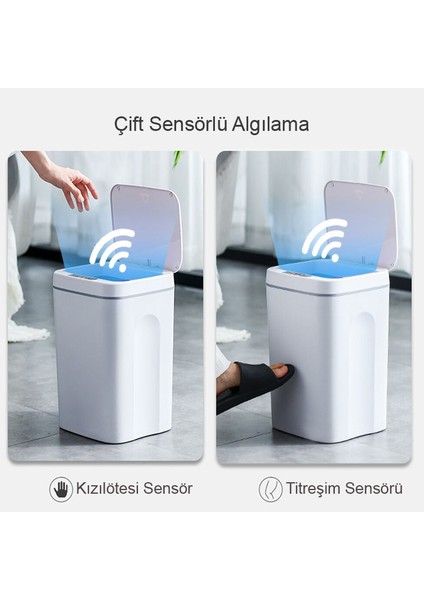 Sensörlü Çöp Kovası 16 lt