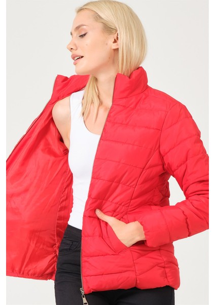 Z6746 Dewberry Bayan Mont-Kırmızı