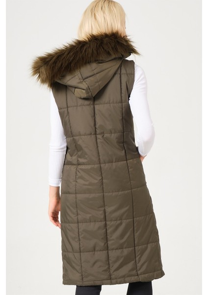 Z6718 Dewberry Bayan Yelek-Açık Haki fiyatları