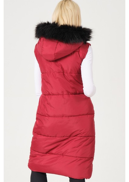 Z6741 Dewberry Bayan Yelek-Bordo fiyatları