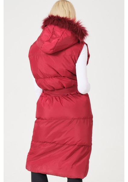 Z6744 Dewberry Bayan Yelek-Bordo fiyatları