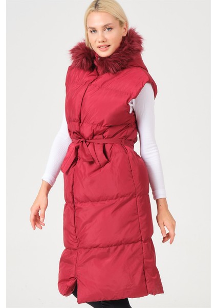 Z6744 Dewberry Bayan Yelek-Bordo fırsatları