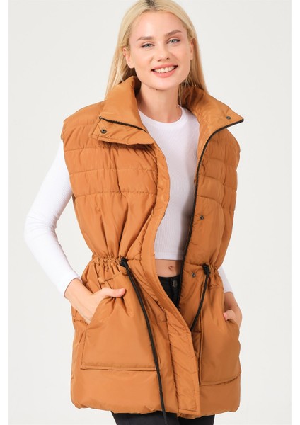 Z6747 Dewberry Bayan Yelek-Taba