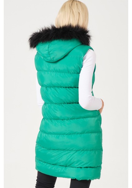 Z6761 Dewberry Bayan Yelek-Yeşil fiyatları