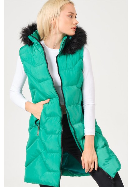 Z6761 Dewberry Bayan Yelek-Yeşil modelleri