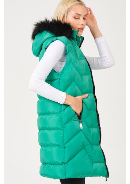 Z6761 Dewberry Bayan Yelek-Yeşil fırsatları