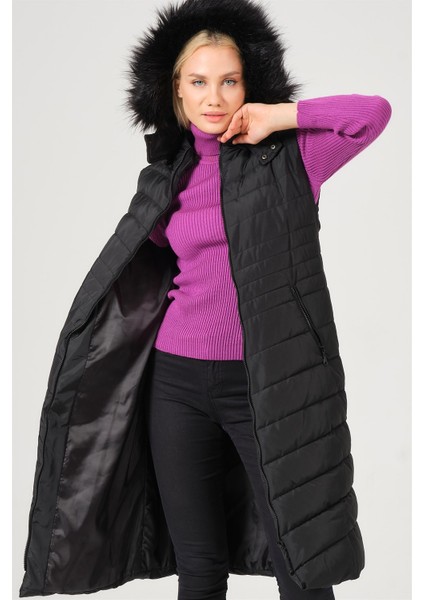 Z6752 Dewberry Bayan Yelek-Siyah modelleri