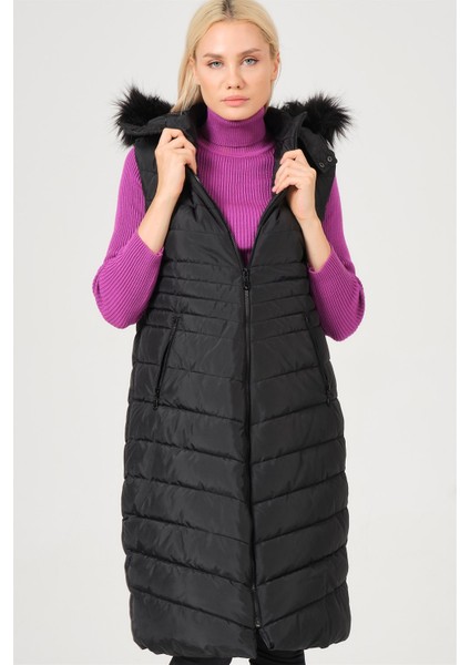 Z6752 Dewberry Bayan Yelek-Siyah indirimleri