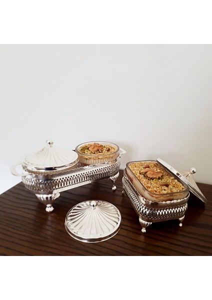 Ingiliz Gümüşü Tereyağı Tabağı 13 x 8.5 cm fırsatları