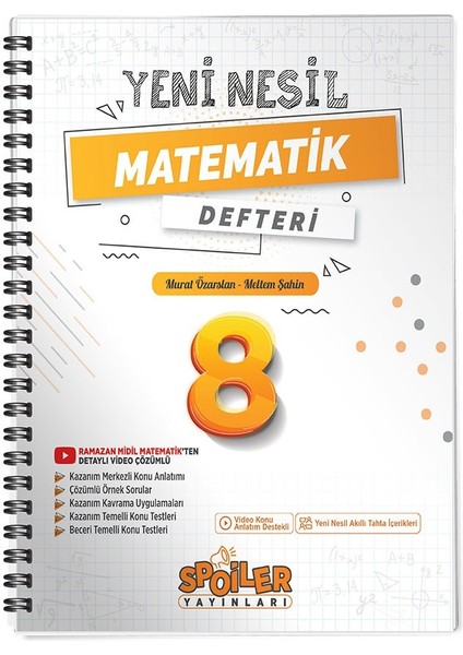8.sınıf Yeni Nesil Matematik Defteri