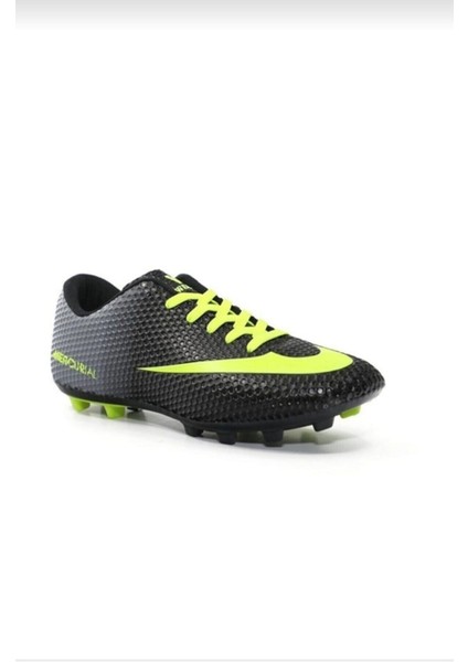 Walkd 401 Erkek Siyah Sarı Kırampon Futbol Ayakkabısı