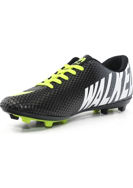 Walkd 401 Erkek Siyah Sarı Kırampon Futbol Ayakkabısı
