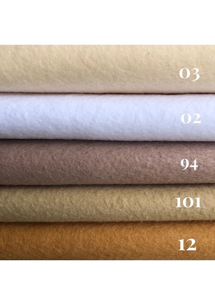 Ince Yumuşak Keçe 100*50 cm 5 Farklı Renk