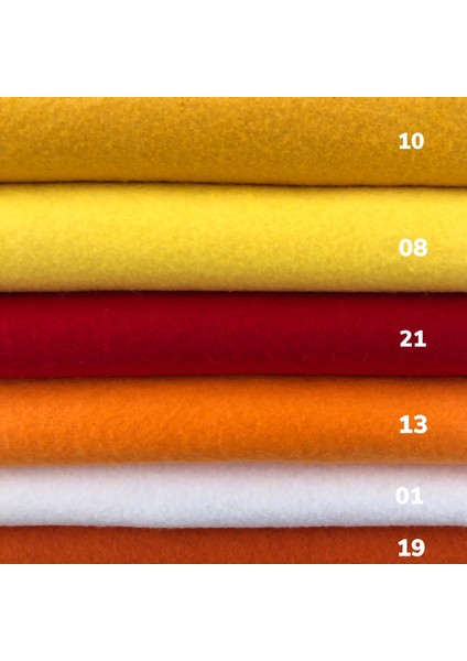 Ince Yumuşak Keçe 100*50 cm 6 Farklı Renk