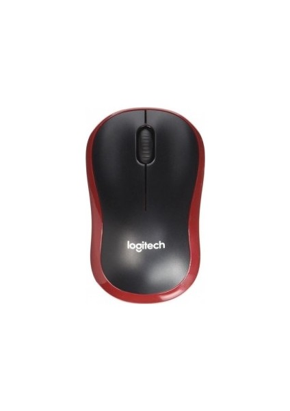 Logıtech M185 Nano Mouse Kablsz Black/red 910-002237