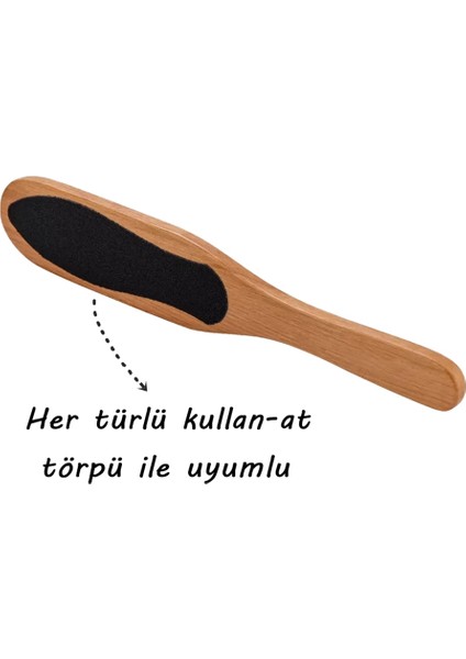 Değiştirilebilir Topuk Törpüsü Spatulası 10 Yedek Törpü ile Hijyenik Kullanım fırsatları