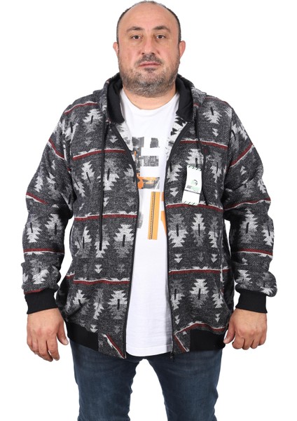 Mocgrande Oduncu Kapüşonlu Sweatshirt Original 22221-SIYAH