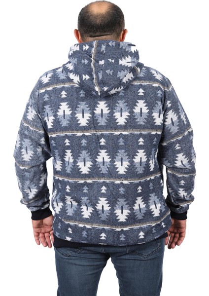 Mocgrande Oduncu Kapüşonlu Sweatshirt Original 22221-LACIVERT fırsatları