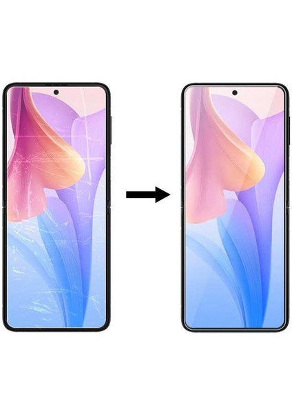 Samsung Galaxy Z Flip 4 Full Ekran Nano Ön Arka Koruyucu Narr TPU