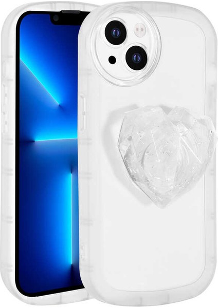 Apple iPhone 13 Kılıf Diamond Pop Soketli Renkli Kapak