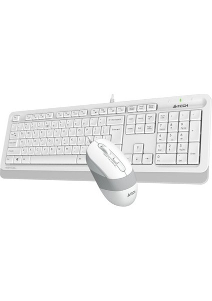 A4 Tech F1010 mm Klavye Mouse Set Beyaz USB