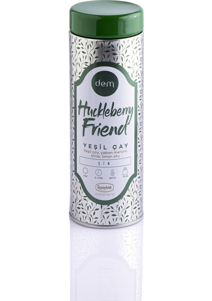 Huckleberry Friend Yaban Mersinli Yeşil Çay 50 gr