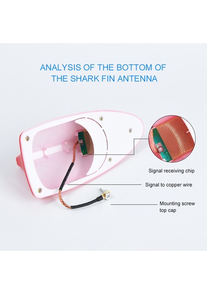 Hyundaı Elentra 01-06 Uyumlu Beyaz Shark Anten Köpek Balığı Gerçek Işlevli