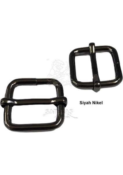 Ayar Tokası 2,5 cm 2 Adet (Leathercraft, Deri Hobi)